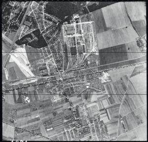 Historisches Luftbild von München 1942